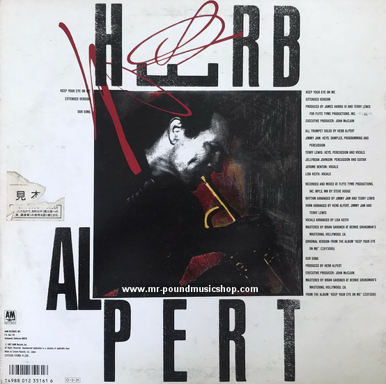 Herb Alpert - Keep Your Eye On Me