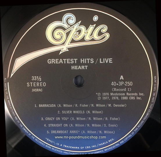 Heart - Greatest Hits / Live