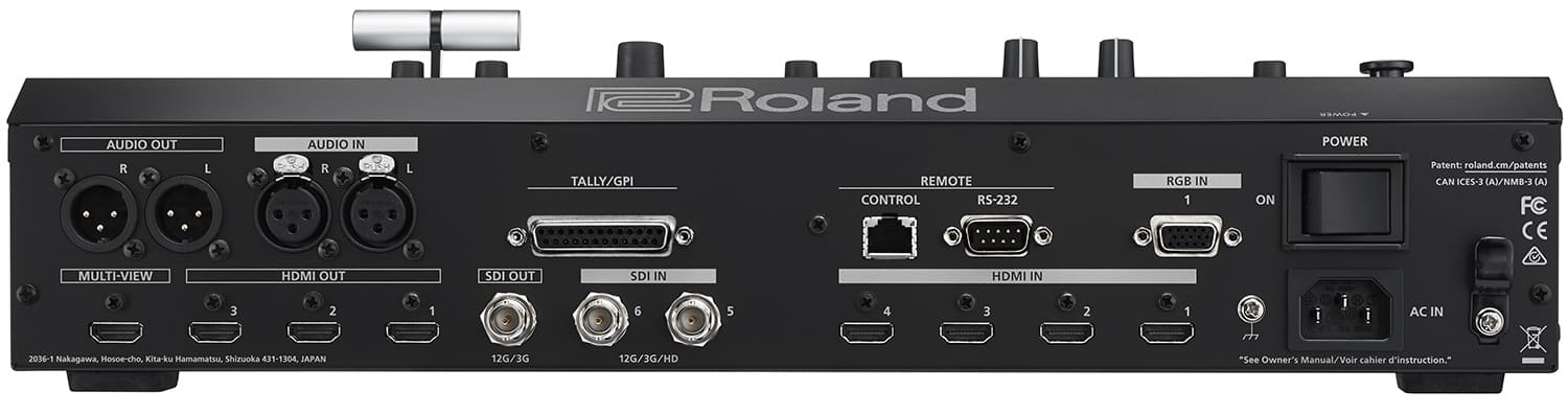 Roland V-600UHD 4K HDR Multi-format Video Switcher