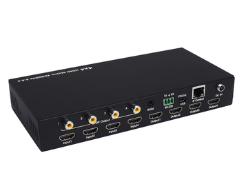 TM-MX09B 4x4 HDMI2.0 Matrix Support 4K@60hz YUV4:4:4, 18Gbps, HDR