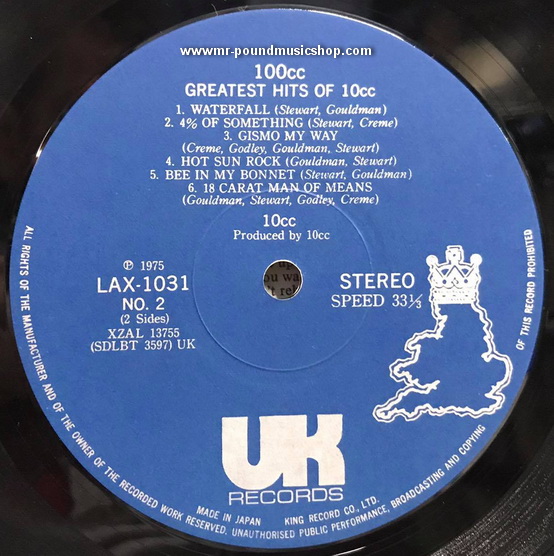10cc - 100cc Greatest Hits Of 10cc