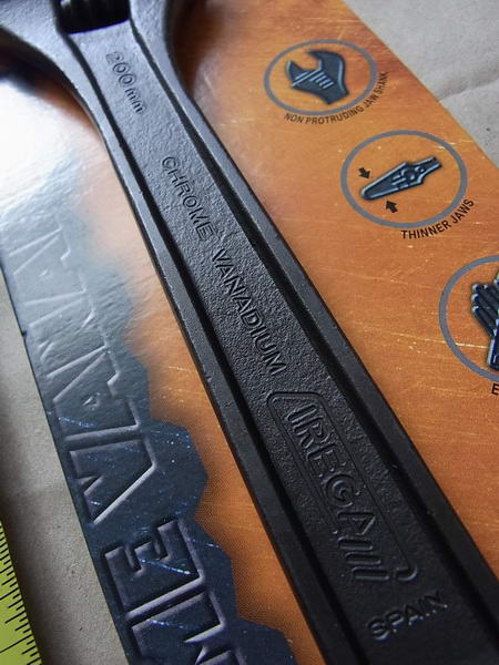 ประแจเลื่อน IREGA ขนาด 8 นิ้ว สเปน Made in Spain ใหม่ แท้.