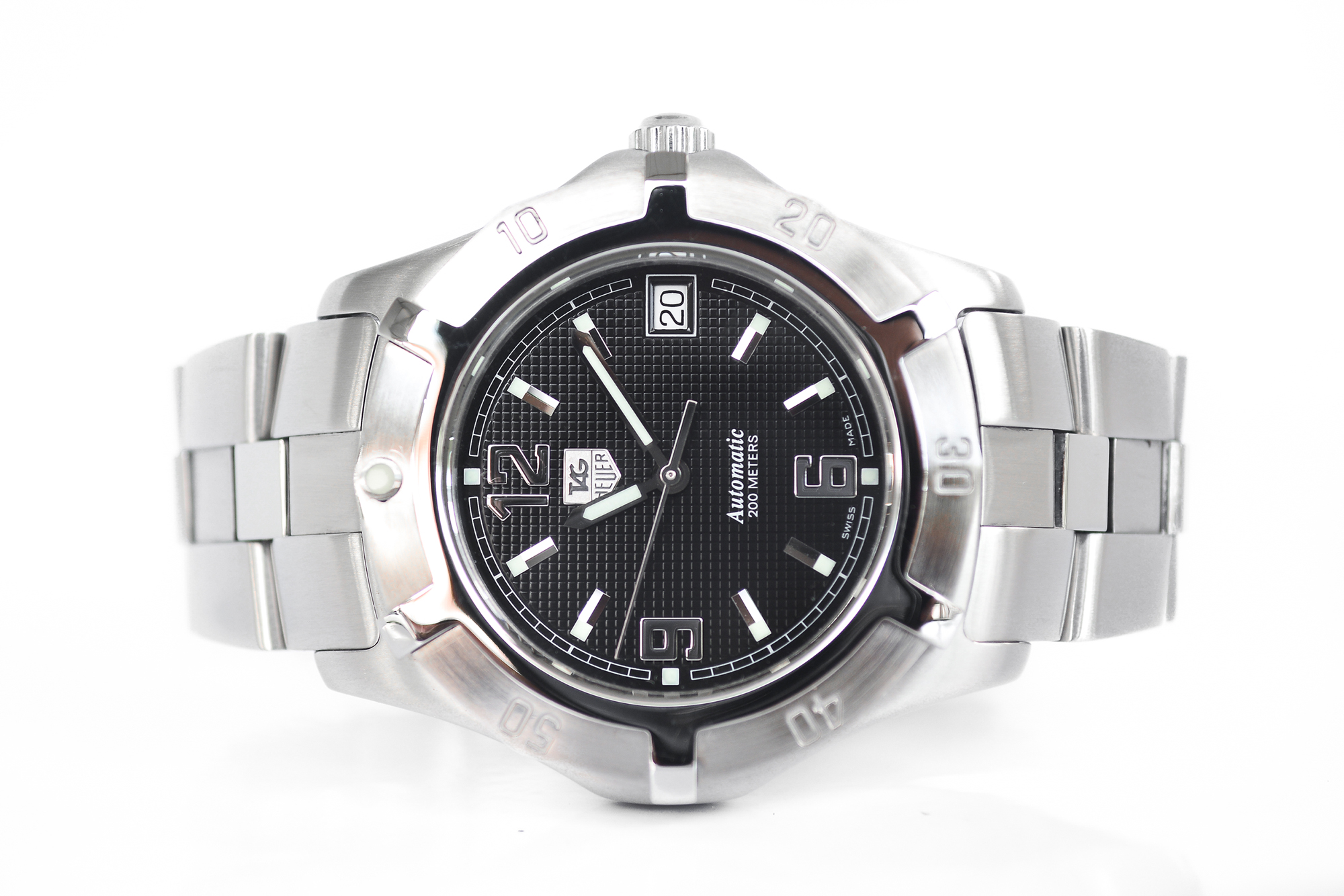 Tag Heuer S2000 Exclusive Automatic King size หน้าดำ