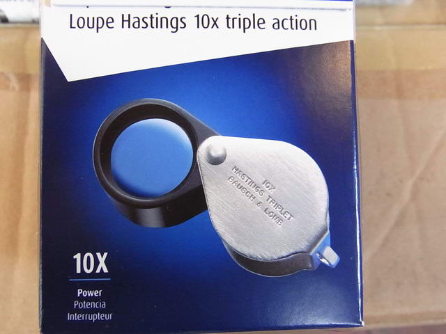 กล้องส่องพระ / ส่องเพชร Bausch&Lomb Hastings Triplet Magnifier (Made in USA) กำลังขยาย 14X ....ให ม่ แท้