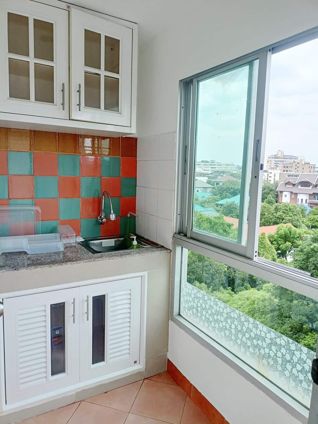 ให้เช้าคอนโด Regent Home 5 Ratchada 19 : รี เจ้ น ท์ โฮม 5 รัชดาภิเษก 19, (MRT รัชดา) #ห้องมุมสวย สตูดิโอ ขนาด 32 ตร.ม. ชั้น 6 พร้อมเฟอร์นิเจอร์