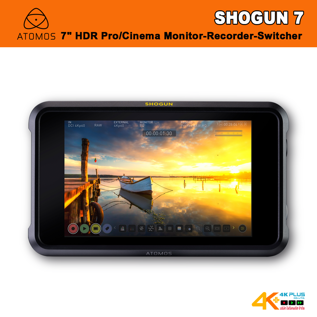 Atomos Shogun 7 7" HDR Pro/Cinema Monitor-Recorder-Switcher