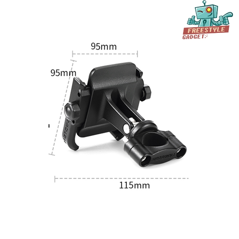 MOTOWOLF MDL 2805C USB Charges - ที่จับมือถือ ที่จับโทรศัพท์สำหรับมอเตอร์ไซค์ทุกรุ่น ของแท้ 100%