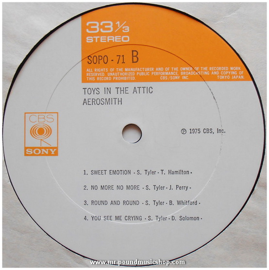 Aerosmith - Toys In The Attic