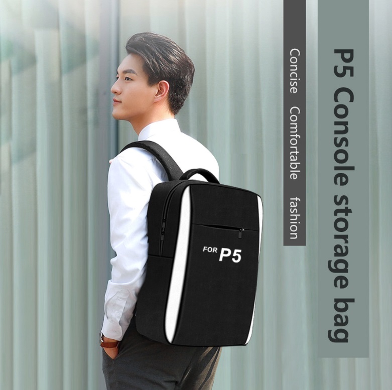 กระเป๋าเป้ ผ้ากันน้ำ กันกระแทก สำหรับเครื่องเกม PS5 เครื่องรุ่นแรก และอุปกรณ์