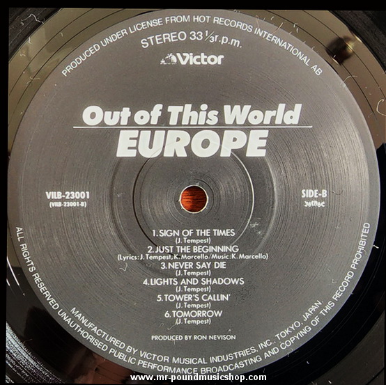 Europe - Out Of This World