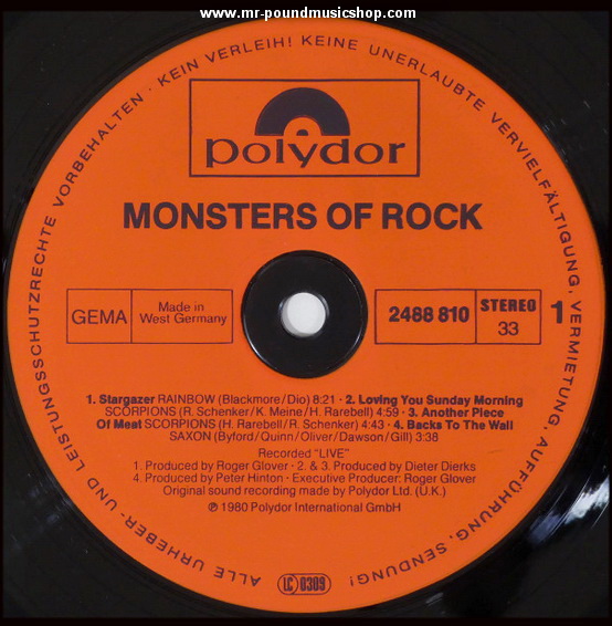 Various Artists - Monsters of Rock