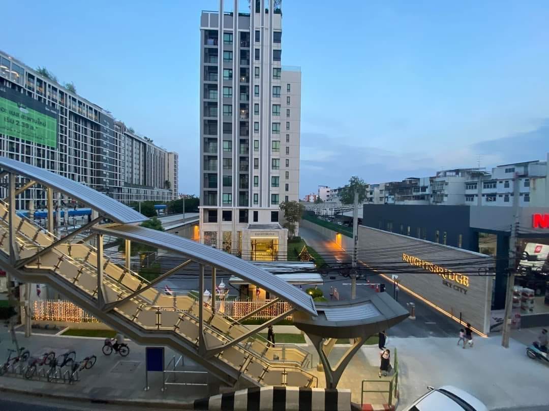 ปล่อยเช่าคอนโด คอนโด Knightsbridge Skycity Saphanmai (ไนท์บริดจ์ สกายซิตี้ สะพานใหม่) 1 นอน ครัวแยก ขนาดห้อง28.7ตร.ม.