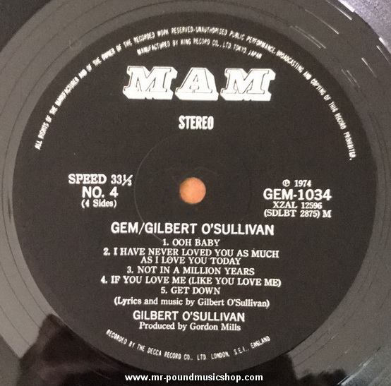 Gilbert O'Sullivan - GEM