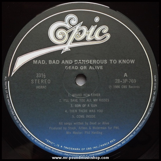 Dead Or Alive - Mad, Bad, And Dangerous To Know