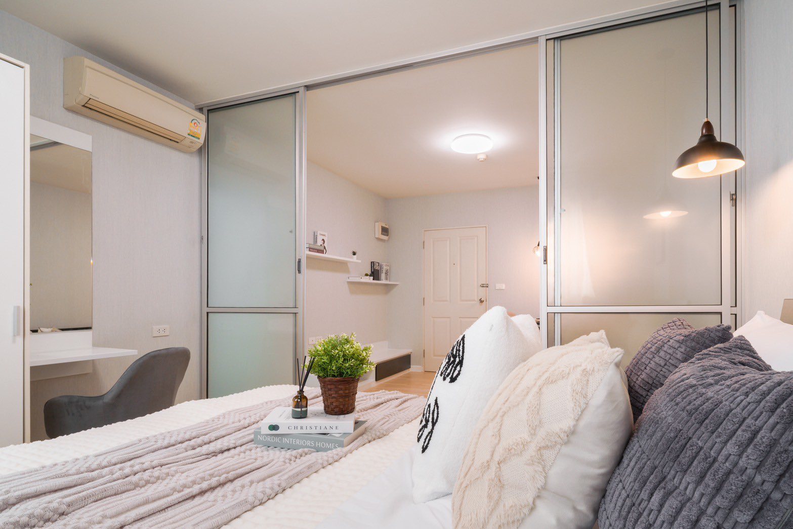 ✨ ขายด่วน! dcondo Ram Intra (ดีคอนโด รามอินทรา) 1 ห้องนอน 1 ห้องน้ำ, ครัวแยก ขนาด 30 ตรม. ชั้น 3 ตึก D ระเบียงทิศใต้ 🌿