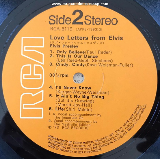 Elvis Presley - Love Letters From Elvis