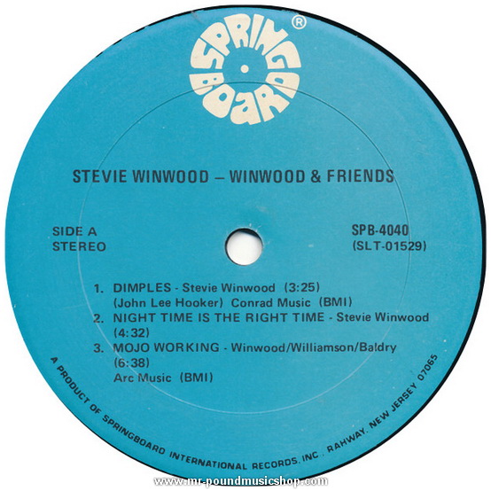 Stevie Winwood - Winwood & Friend