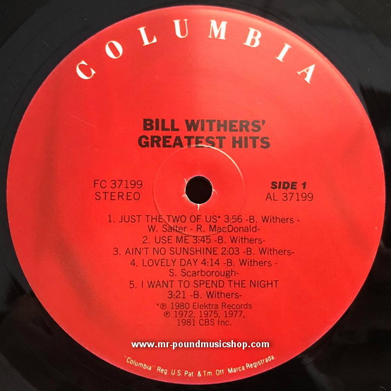 Bill Withers - Bill Withers' Greatest Hits