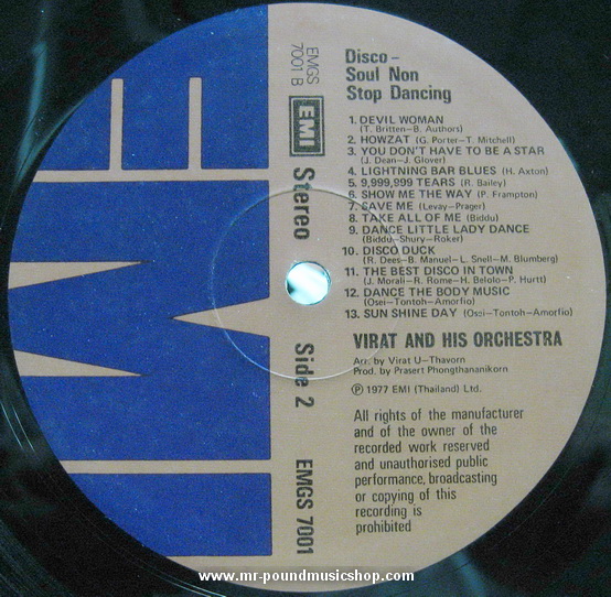 Virat And His Orchestra - Disco-Soul Non Stop Dancing