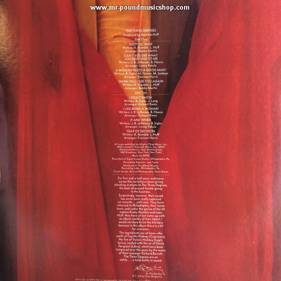 The Three Degrees - The Three Degrees