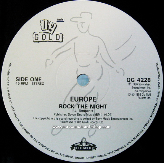 Europe - Rock The Night / Carrie