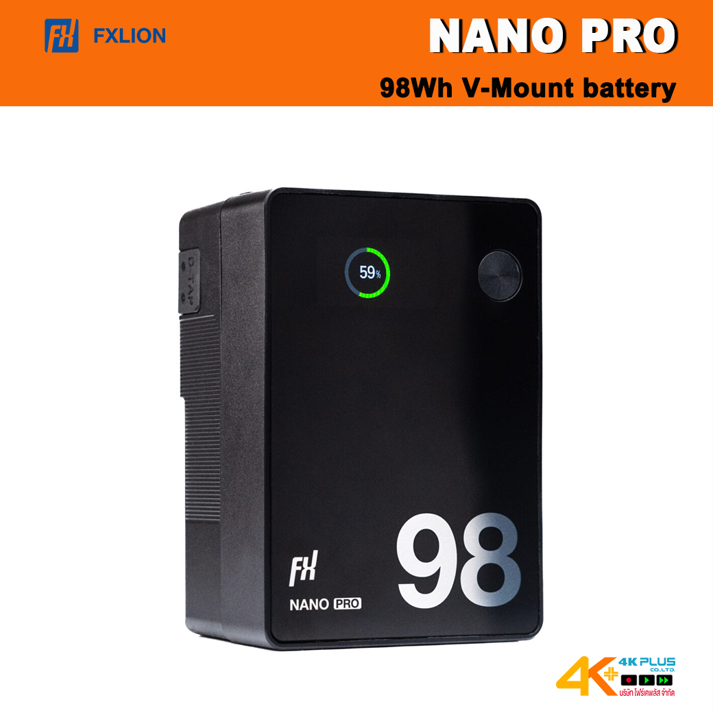 FXLION NANO PRO 98Wh V-Mount battery