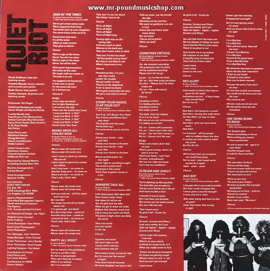 Quiet Riot - Condition Critical