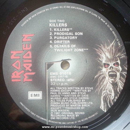 Iron Maiden - Killers