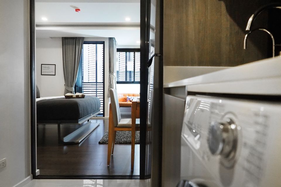 ให้เช่าคอนโด Circle Rein Sukhumvit 12 (เซอร์เคิล ไรน์ สุขุมวิท 12) 1 ห้องนอน 1 ห้องน้ำ ขนาด 31 ตรม ชั้น 3