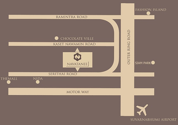 ให้เช่าบ้านเดี่ยวชั้นเดียวในโครงการ หมู่บ้านนวธานี Navatanee บนถนนเกษตร-นวมินทร์ แขวงรามอินทรา เขตคันนายาว 2 ห้องนอน 2 ห้องน้ำ 2 ห้องครัว 1 ห้องรับแขก 1 ห้องแม่บ้าน ขนาด 120 ตรว