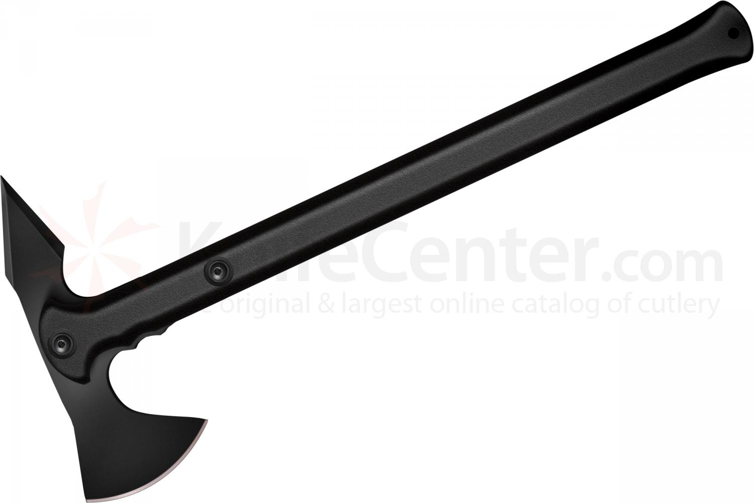 ขวาน ColdSteel Trench Hawk Drop Forged Combat Tomahawk 19" Overall, Black, Secure-Ex Sheath (สีดำ)