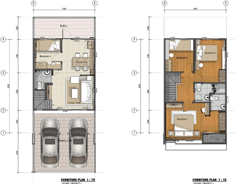 ให้เช่าทาวน์เฮาส์ 2 ชั้น Gusto Phaholyothin – Saimai : หมู่บ้าน กัสโต้ พหลโยธิน – สายไหม ถนนสายไหม เนื้อที่ 32.75 ตารางวา 2 ชั้น 4 ห้องนอน 3 ห้องน้ำ