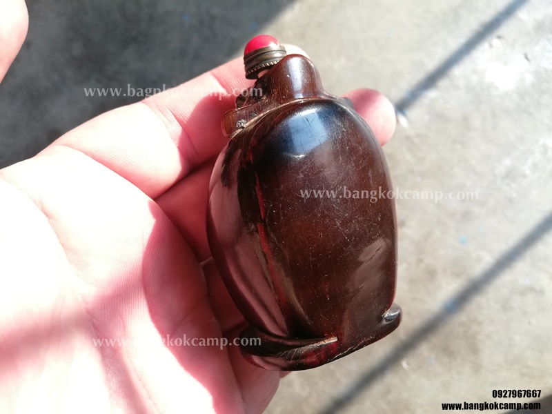 ขวดยานัตถ์ แกะจากเขาสัตว์ เทพเจ้าจีน (6)