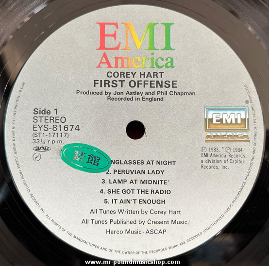 Corey Hart - First Offense