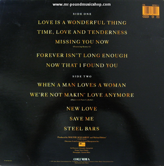Michael Bolton - Time, Love & Tenderness