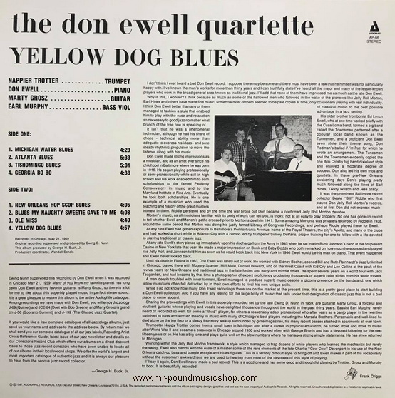 Don Ewell Quartette - Yellow Dog Blues