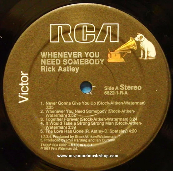 Rick Astley - Whenever You Need Somebody