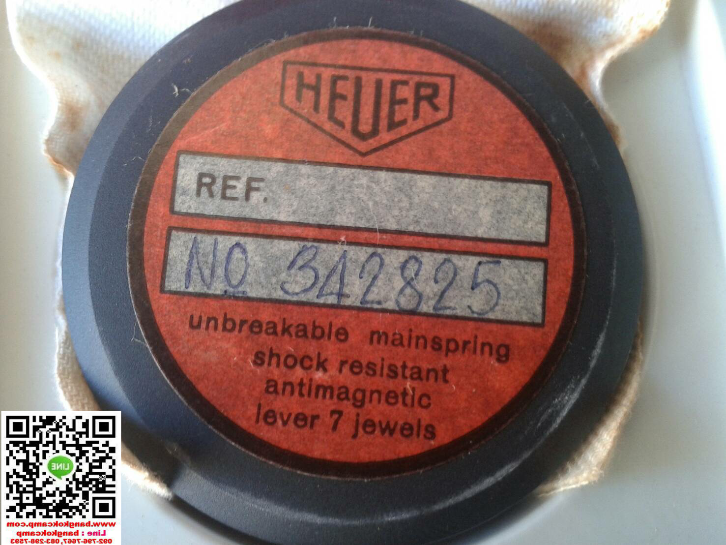 นาฬิกา HEUER ใหม่เก่าเก็บ พร้อมใบเซอร์+กล่อง...Made in Switzerland