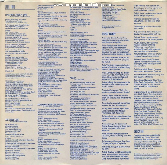 Lionel Richie - Can't Slow Down