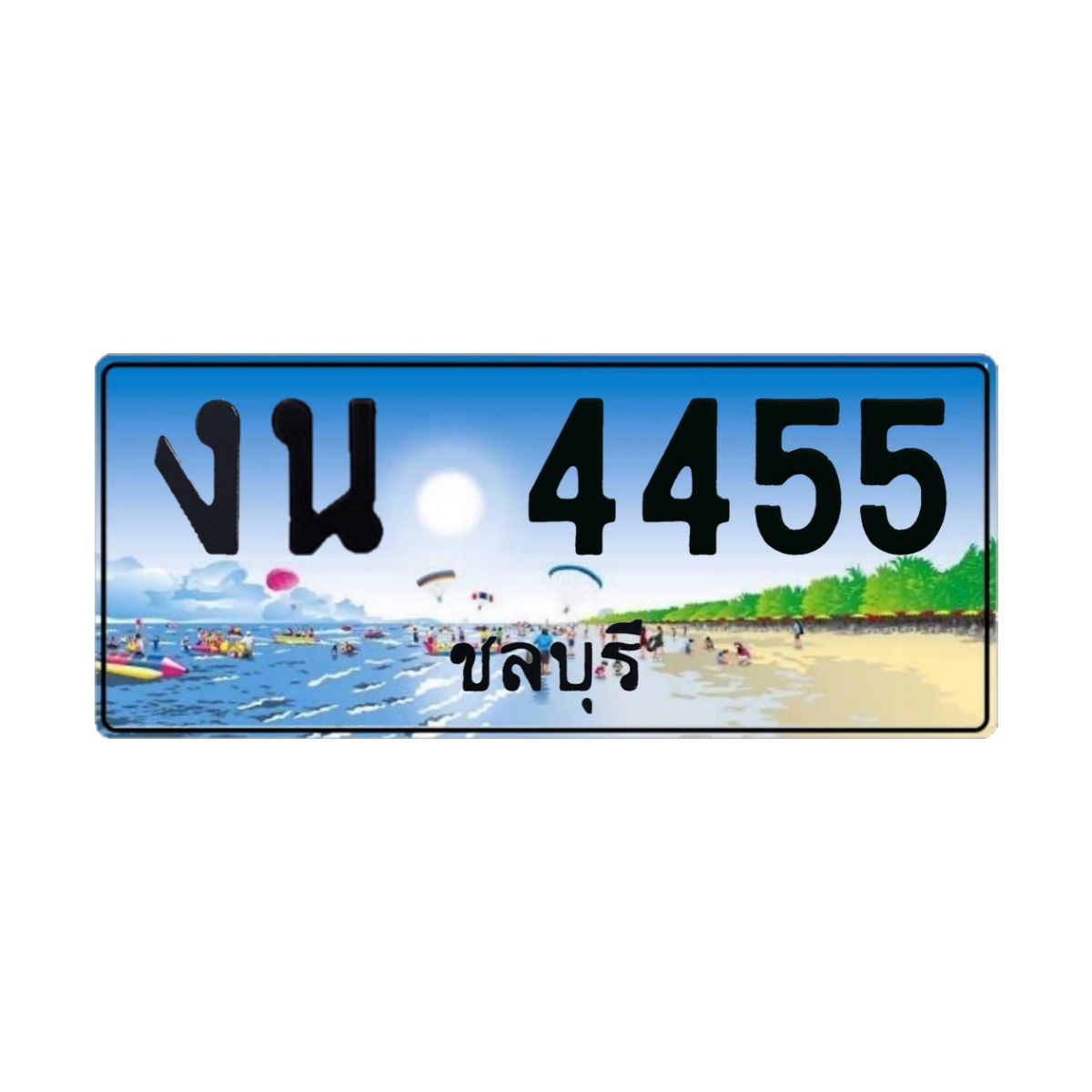 ทะเบียนประมูล งน 4455 ชลบุรี