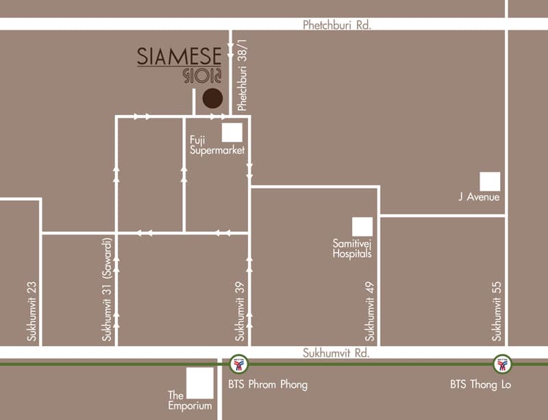 ขาย / ให้เช่าคอนโด Siamese Gioia (ไซมิส จอยญ่า) สุขุมวิท 31 ขายจากราคา 5.6 ล้าน เหลือเพียง 5.1 ล้าน!