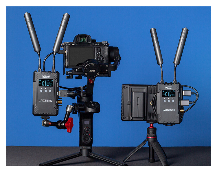 LAIZESKE W1000S 1000FT Dual HDMI + SDI Wireless Video Transmission System