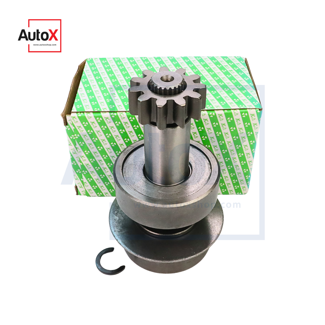 เฟืองสตาร์ท เฟืองไดสตาร์ท HINO MEGA J08C ทรงเดิมหัวเปิด 11T 40mm ยาว129mm ยี่ห้อK-Fuji