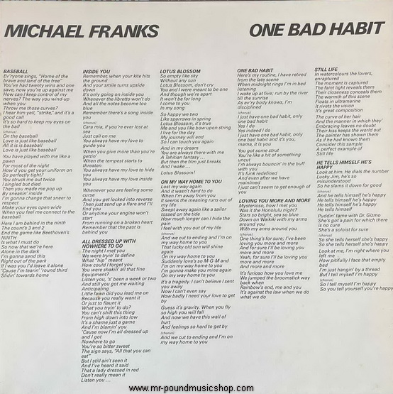 Michael Franks - One Bad Habit