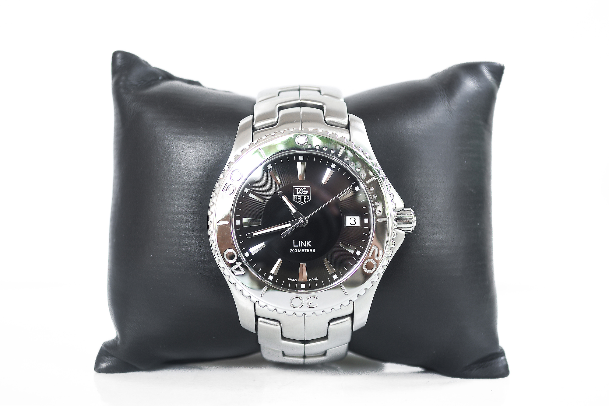 Tag Heuer New Link Man size หน้าดำ (Sold)