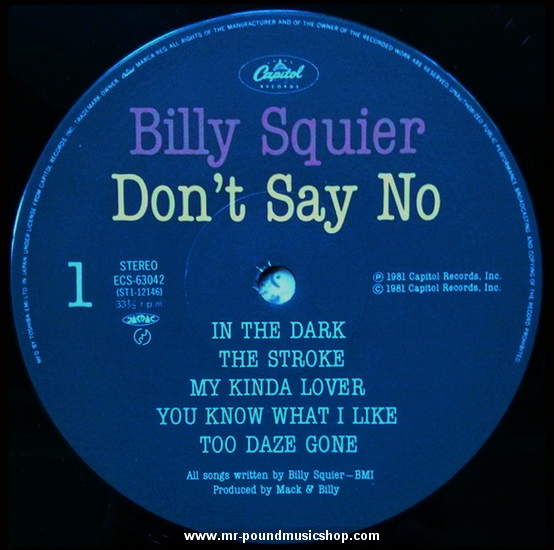 Billy Squier - Don't Say No