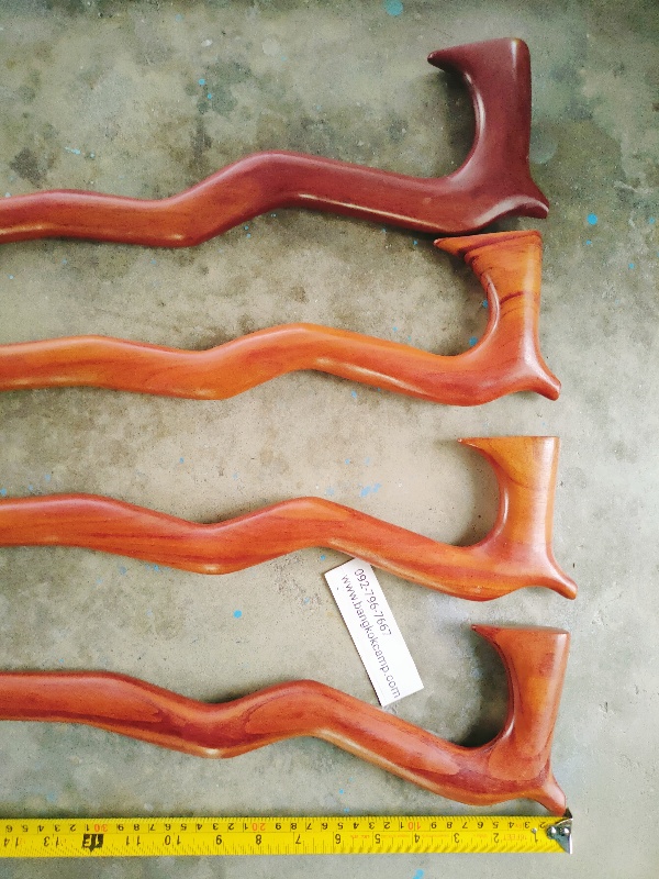 ไม้เท้า ไม้มะค่า ไม้ประดู่(ชุด9)