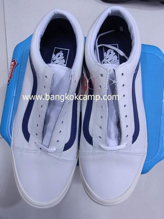 รองเท้า VANS old skools แนววินเทจ หนังแท้