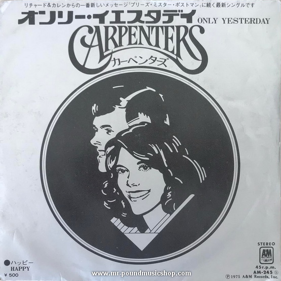 Carpenters - Only Yesterday / Happy