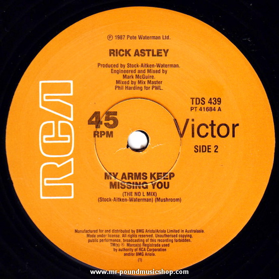 Rick Astley - When I Fall in Love / My Arms Keep Missing You